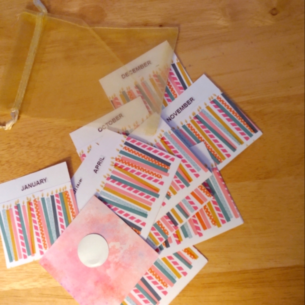 Happy Birthday Scratch And Save Cards Low Income Saving Challenges